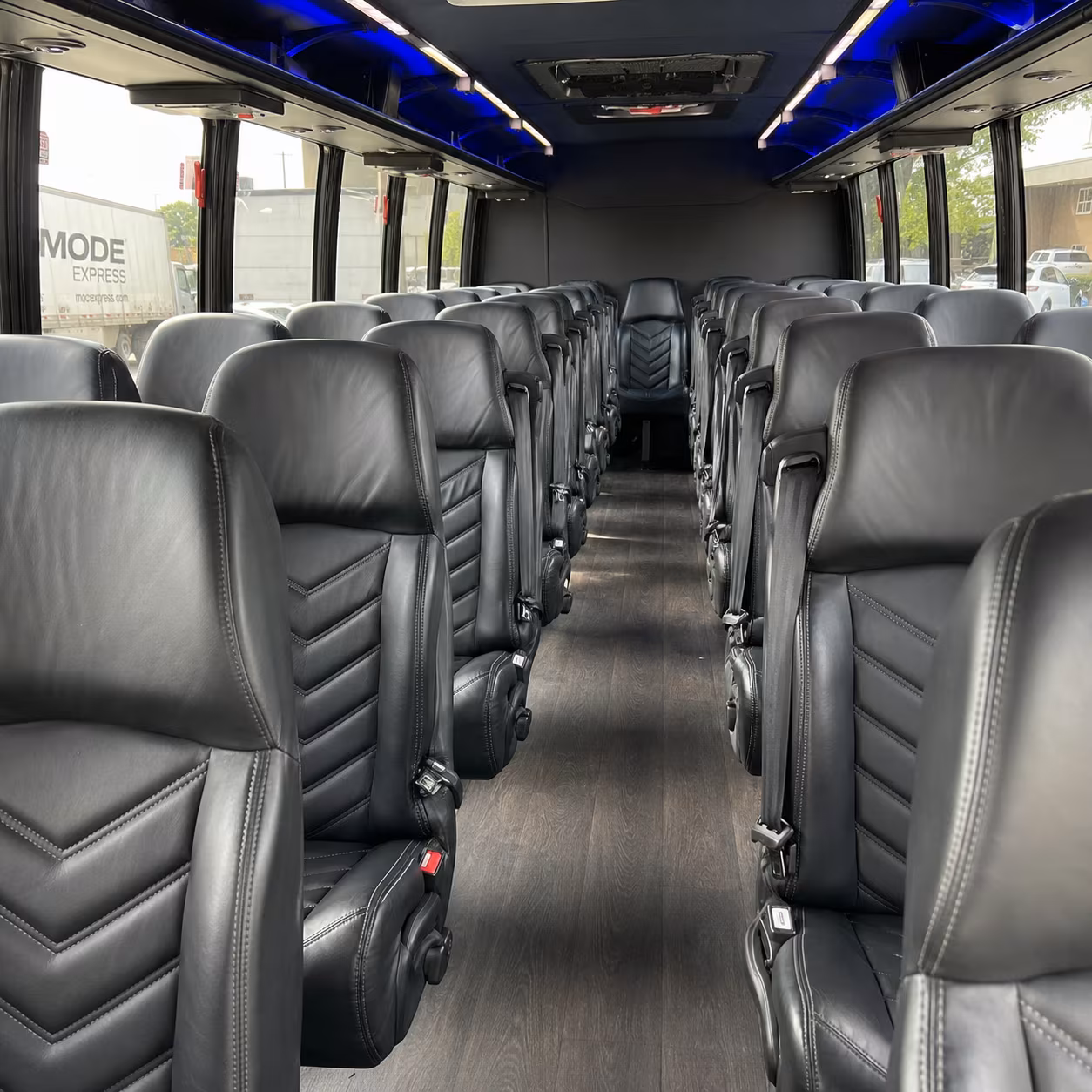 El Paso Airport Shuttle & Transportation party bus exterior
