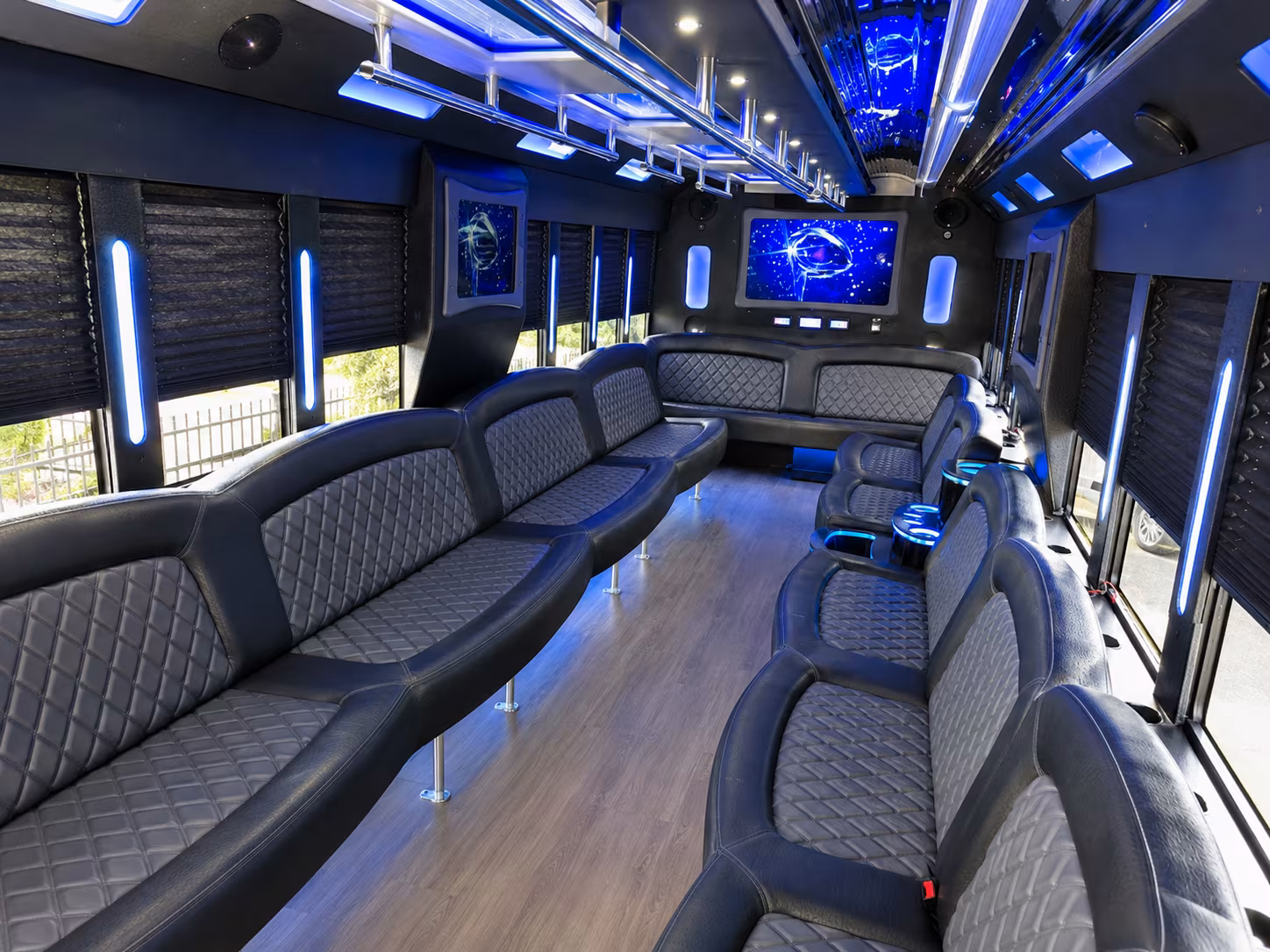 El Paso Birthday, Sweet 16, & Quinceañera Transportation party bus exterior