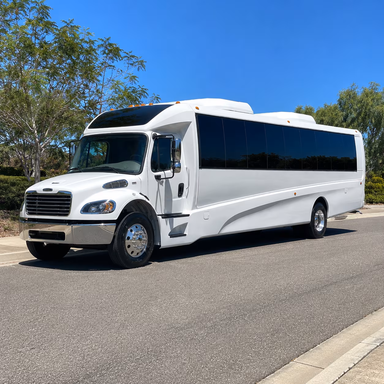 El Paso Corporate Transportation party bus exterior