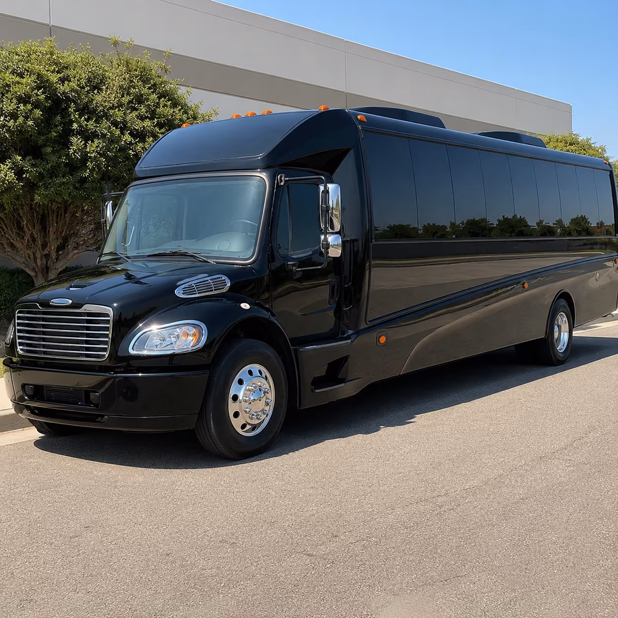 El Paso Corporate Transportation party bus exterior