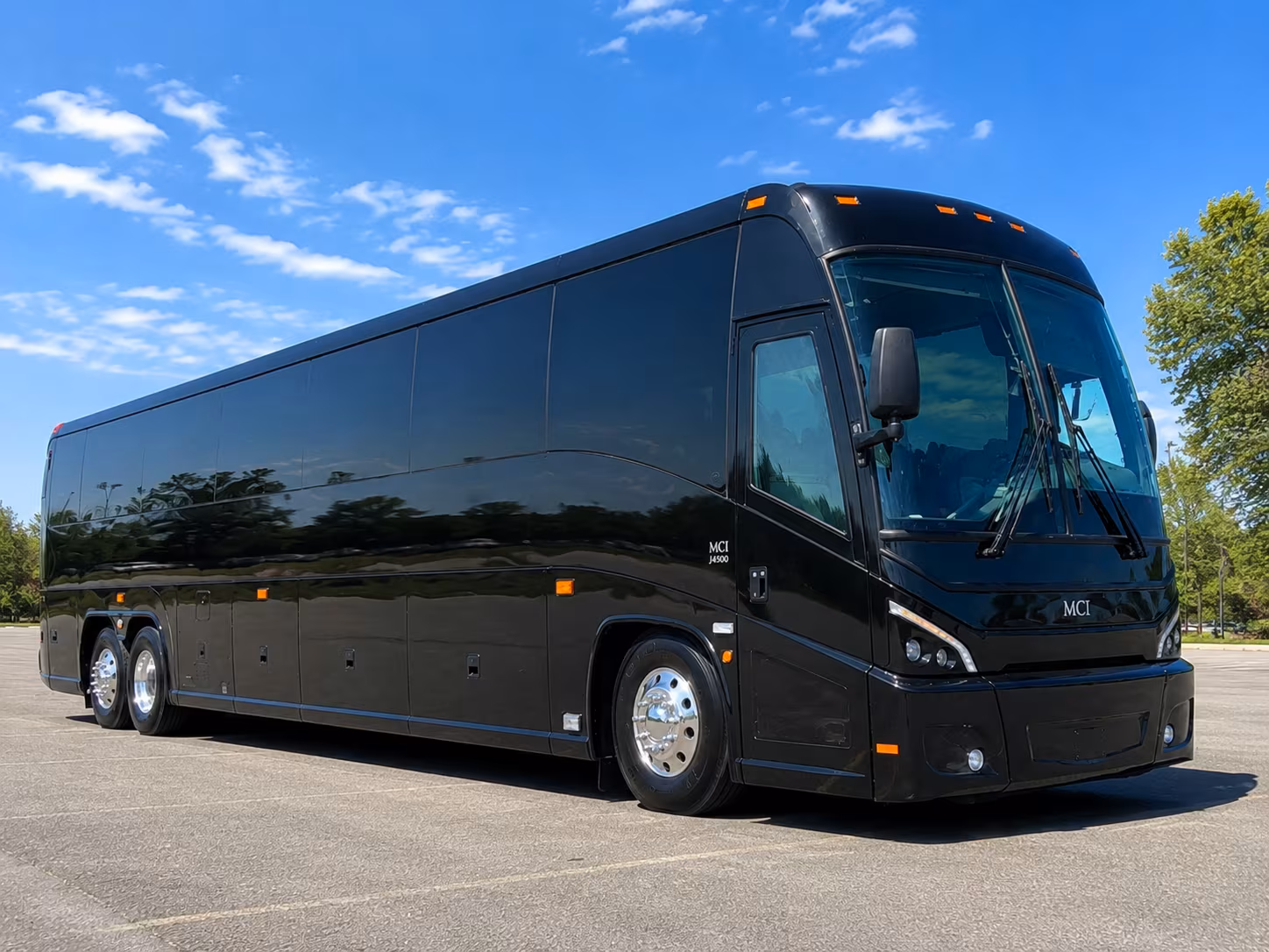 El Paso School Event Transportation party bus exterior