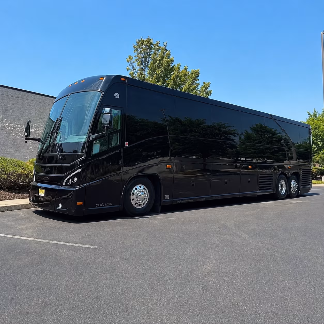El Paso School Event Transportation party bus exterior