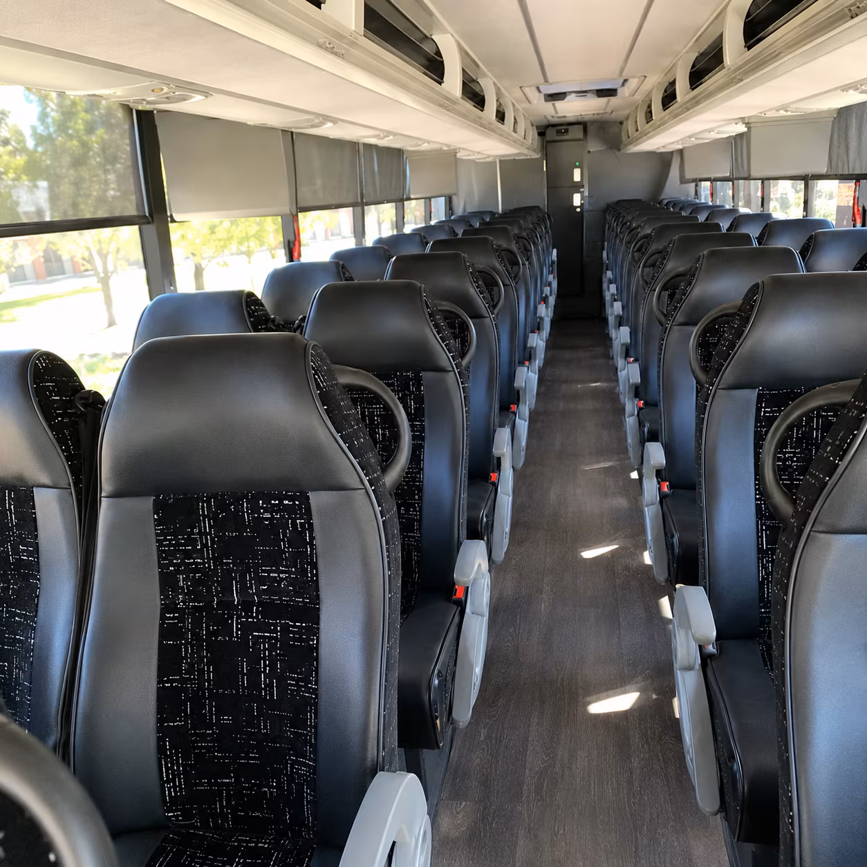 El Paso School Event Transportation party bus exterior