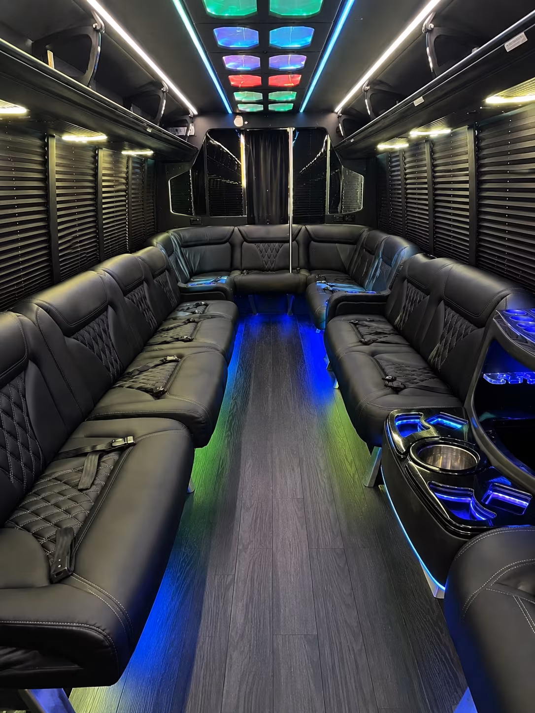 El Paso Sporting Event Transportation party bus exterior