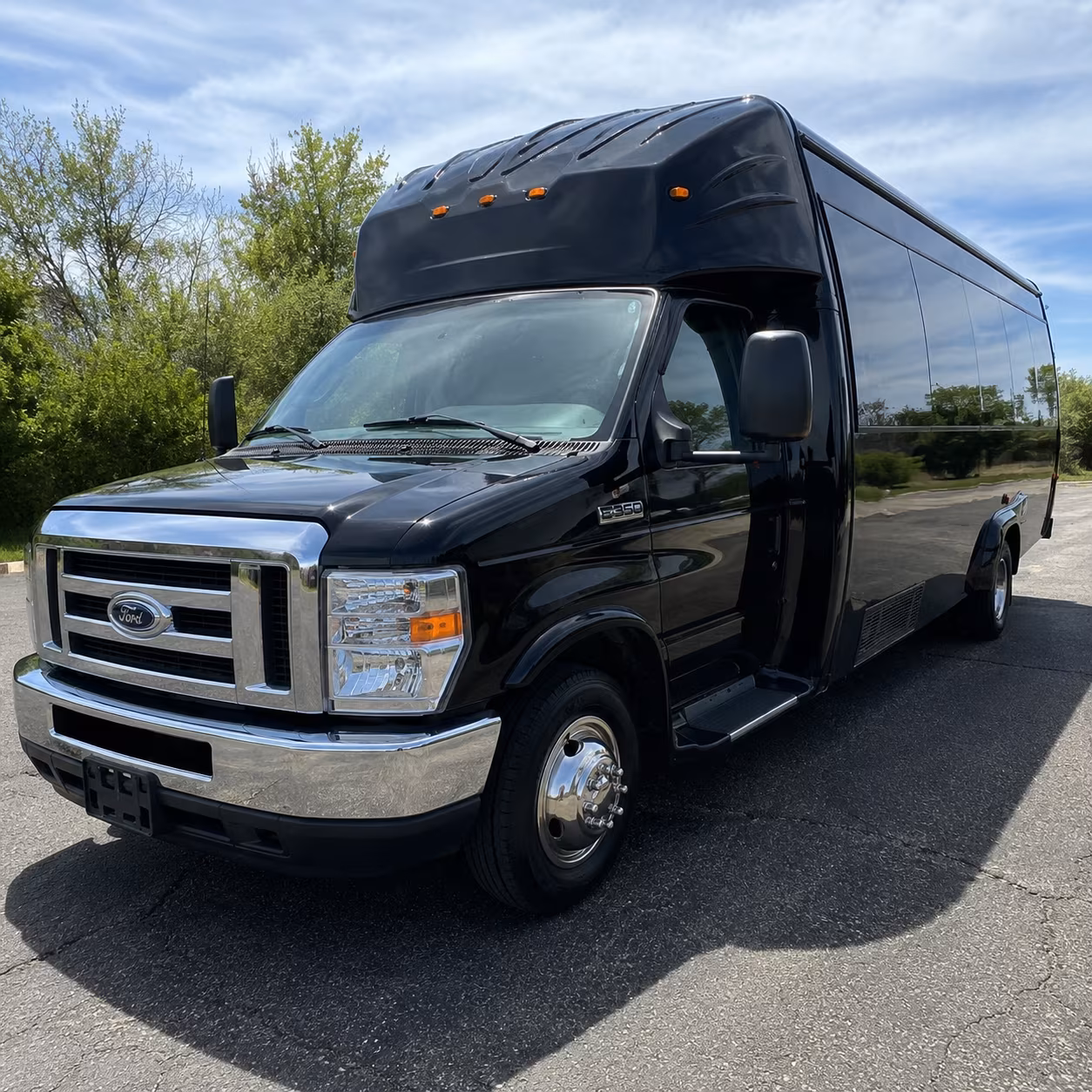 El Paso Sporting Event Transportation party bus exterior
