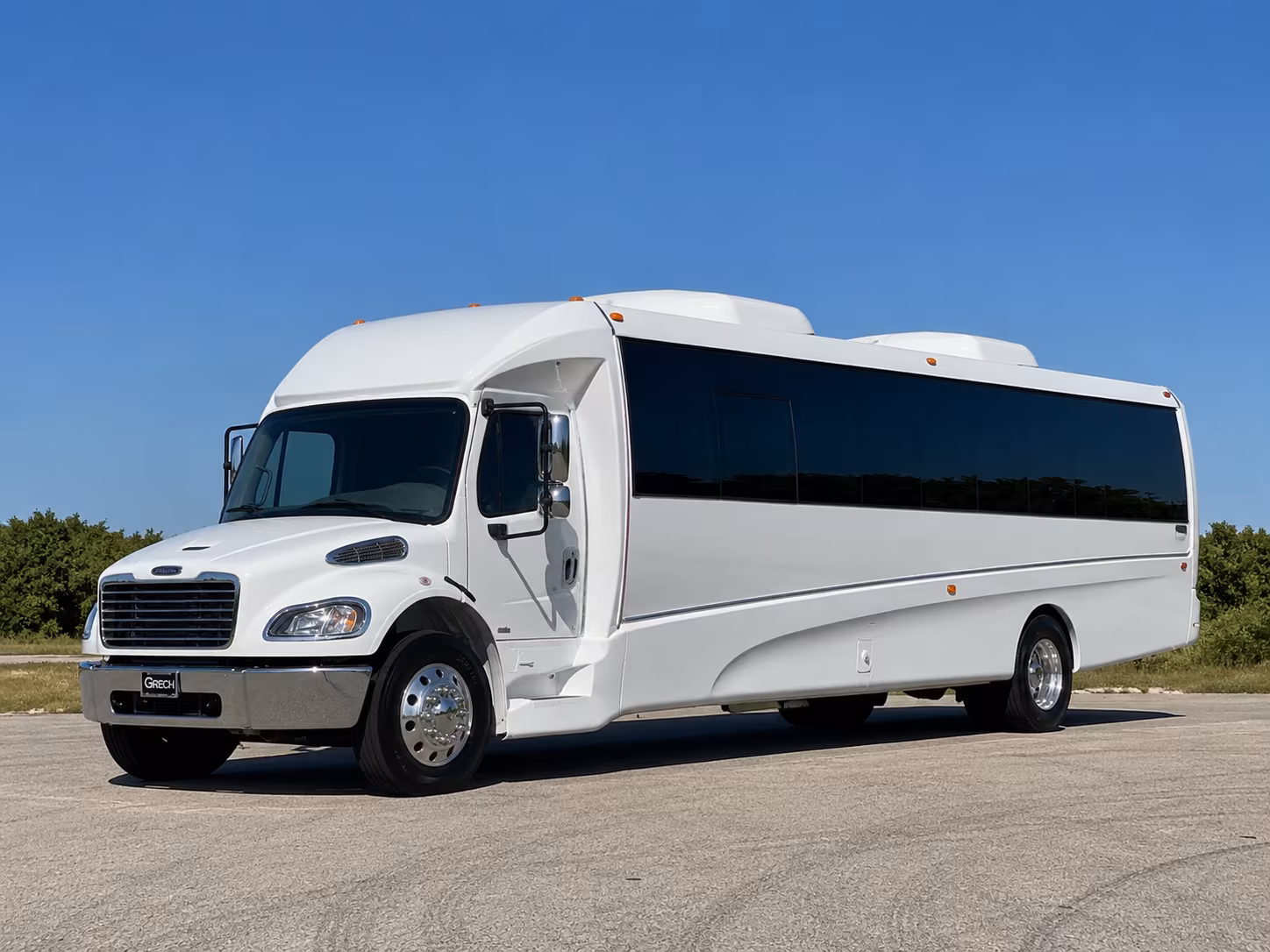 El Paso Wedding Transportation party bus exterior