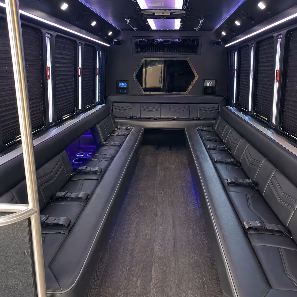 El Paso Wedding Transportation onboard seating