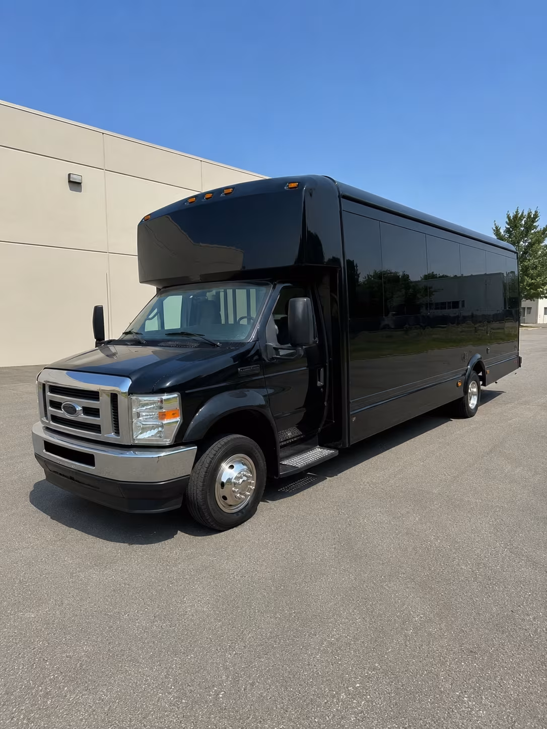 Interior of a party bus rental serving El Paso
